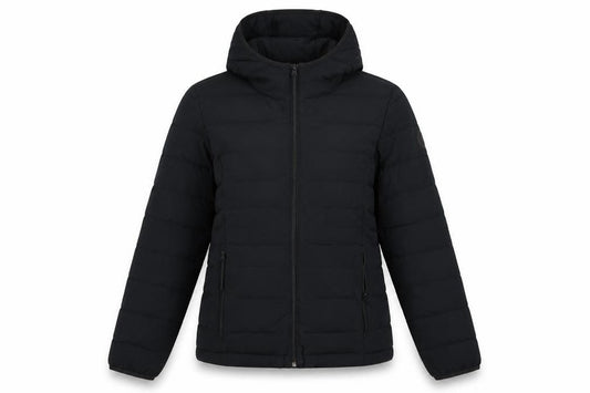 Abercrombie & Fitch Women Black M Lightweight Packable Puffer Jacket