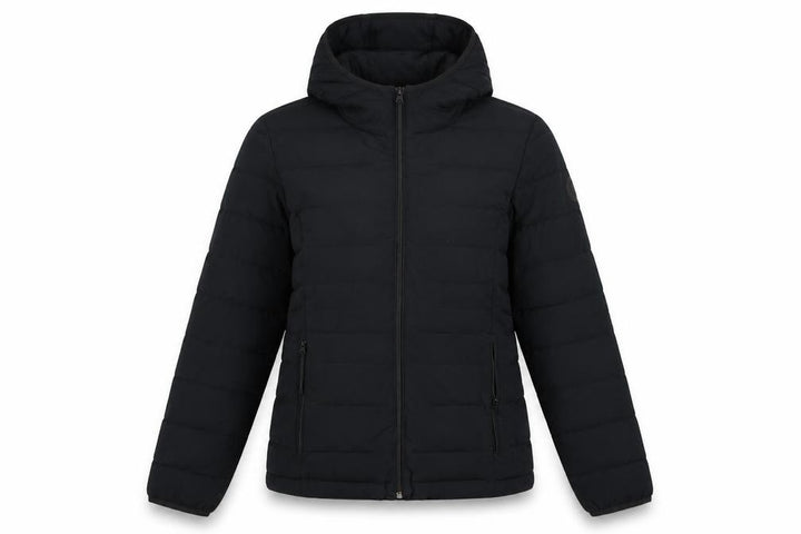 Abercrombie & Fitch Women Black M Lightweight Packable Puffer Jacket