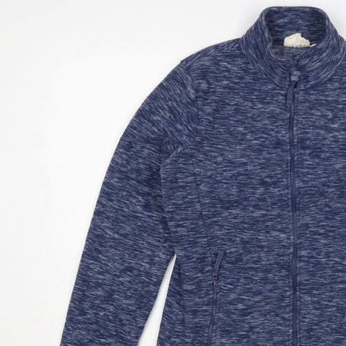Mountain Warehouse Women Blue UK 12 Fleece Full Zip Outdoor Jacket