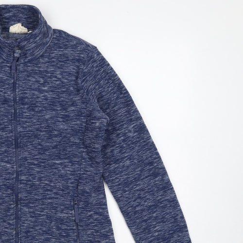 Mountain Warehouse Women Blue UK 12 Fleece Full Zip Outdoor Jacket