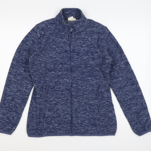 Mountain Warehouse Women Blue UK 12 Fleece Full Zip Outdoor Jacket