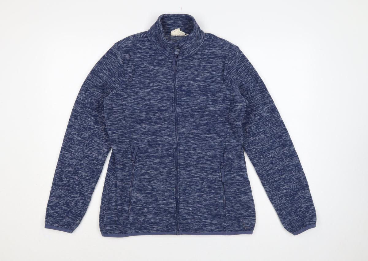 Mountain Warehouse Women Blue UK 12 Fleece Full Zip Outdoor Jacket