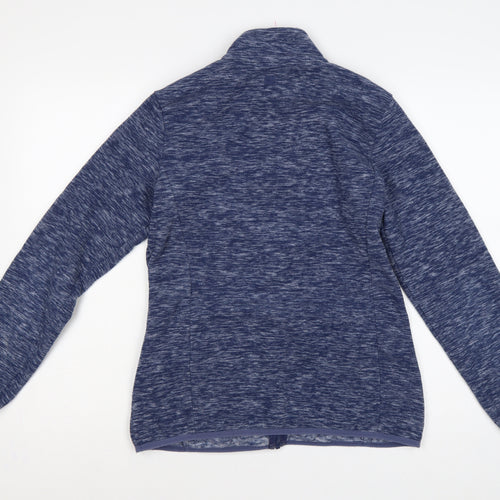 Mountain Warehouse Women Blue UK 12 Fleece Full Zip Outdoor Jacket