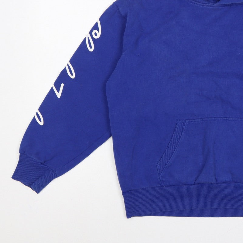 Additional view of Converse boys’ blue 12-13 years pullover hoodie logo graphic print