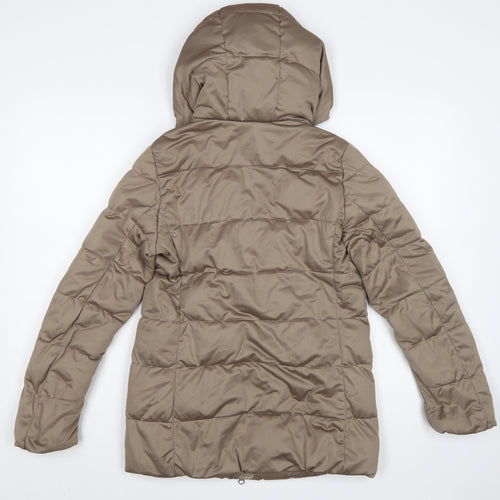 Uniqlo Women’s Brown Size S Hooded Down Puffer Jacket