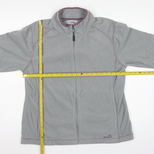 Peter Storm Women’s Grey Fleece Full Zip Jacket Size 18 Outdoor