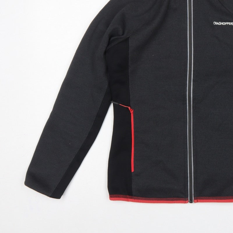 Craghoppers Women’s Black UK 8 Hooded Full Zip Fleece Jacket