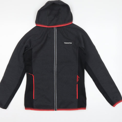 Craghoppers Women’s Black UK 8 Hooded Full Zip Fleece Jacket
