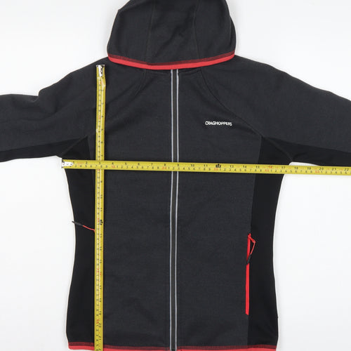 Craghoppers Women’s Black UK 8 Hooded Full Zip Fleece Jacket