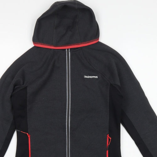 Craghoppers Women’s Black UK 8 Hooded Full Zip Fleece Jacket