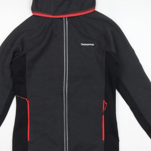 Craghoppers Women’s Black UK 8 Hooded Full Zip Fleece Jacket