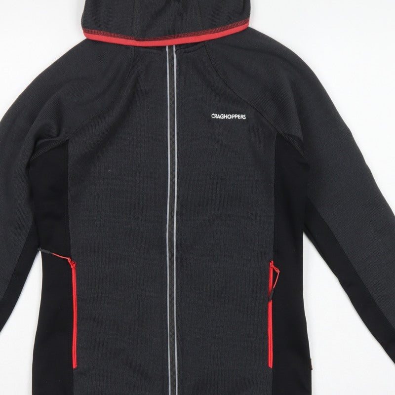 Craghoppers Women’s Black UK 8 Hooded Full Zip Fleece Jacket