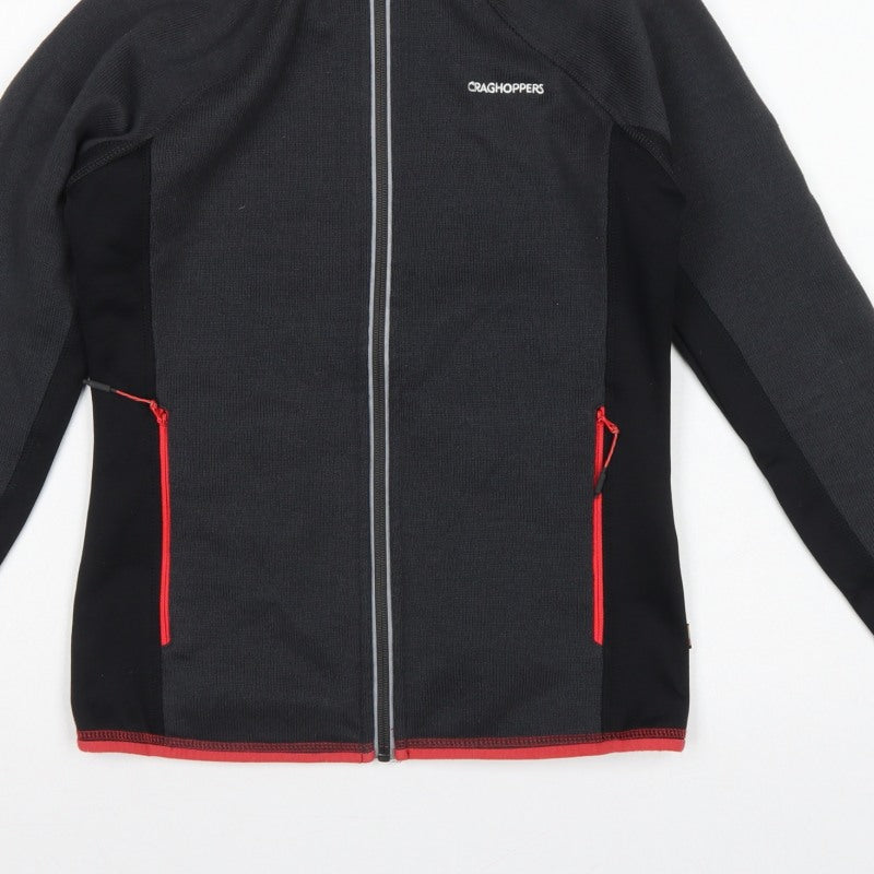 Craghoppers Women’s Black UK 8 Hooded Full Zip Fleece Jacket