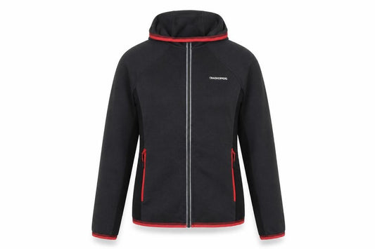 Craghoppers Women’s Black UK 8 Hooded Full Zip Fleece Jacket