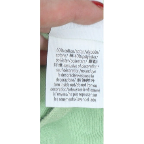PINK Victoria's Secret Women’s Green S Full Zip Logo Hoodie