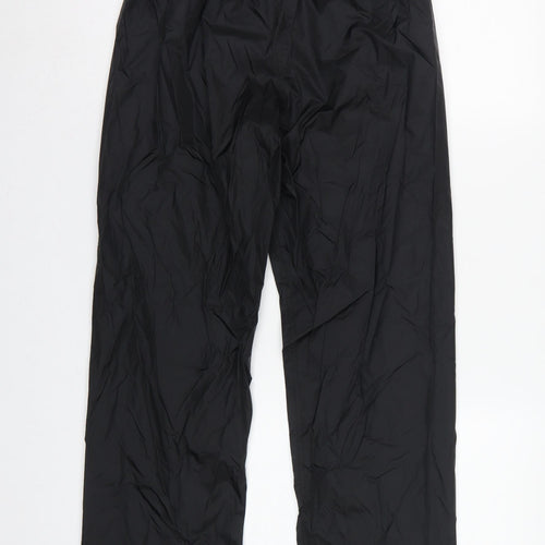 Regatta Professional Men Black S Waterproof Rain Trousers Elastic Waist