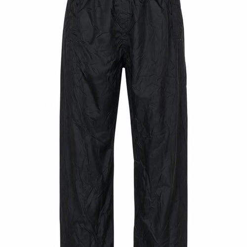 Regatta Professional Men Black S Waterproof Rain Trousers Elastic Waist