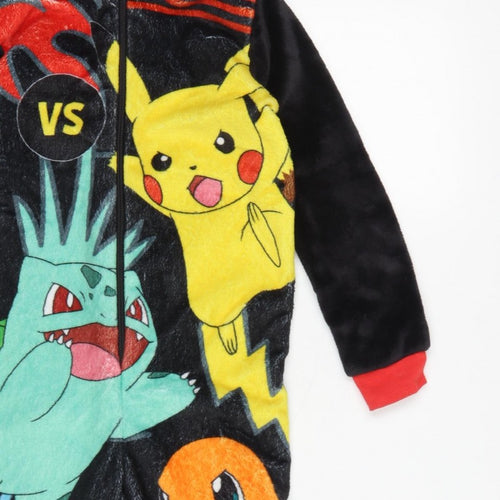 Pokémon Boys Multicoloured 9-10 Years Fleece Hooded Zip One Piece