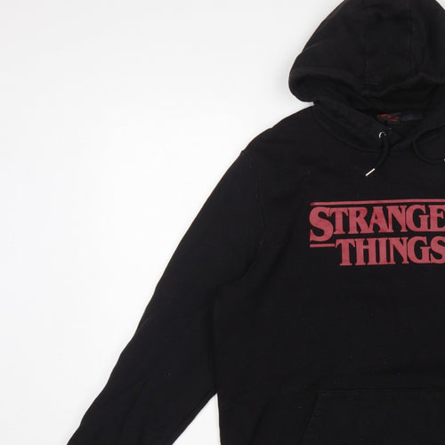 Netflix Stranger Things Men’s Black XL Pullover Graphic Hoodie