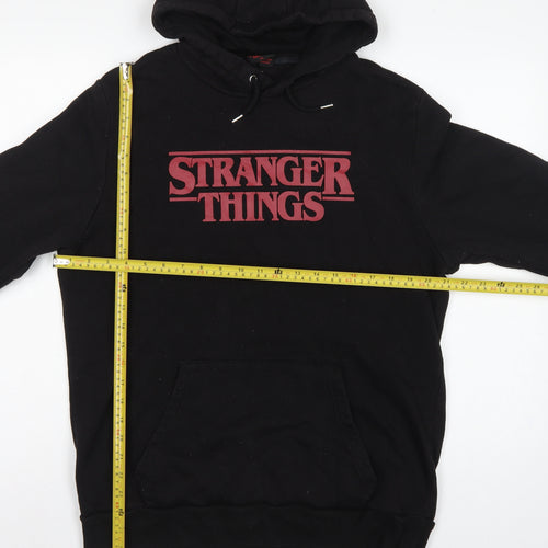 Netflix Stranger Things Men’s Black XL Pullover Graphic Hoodie