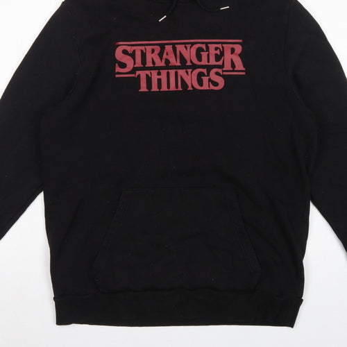 Netflix Stranger Things Men’s Black XL Pullover Graphic Hoodie