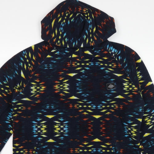 Super Massive Men’s Multicoloured L Aztec Fleece 1/4 Zip Hoodie