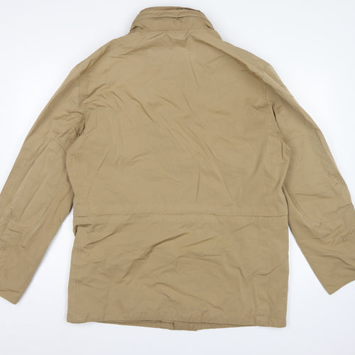 Barbour Men’s Beige L Waterproof Breathable Military Field Jacket