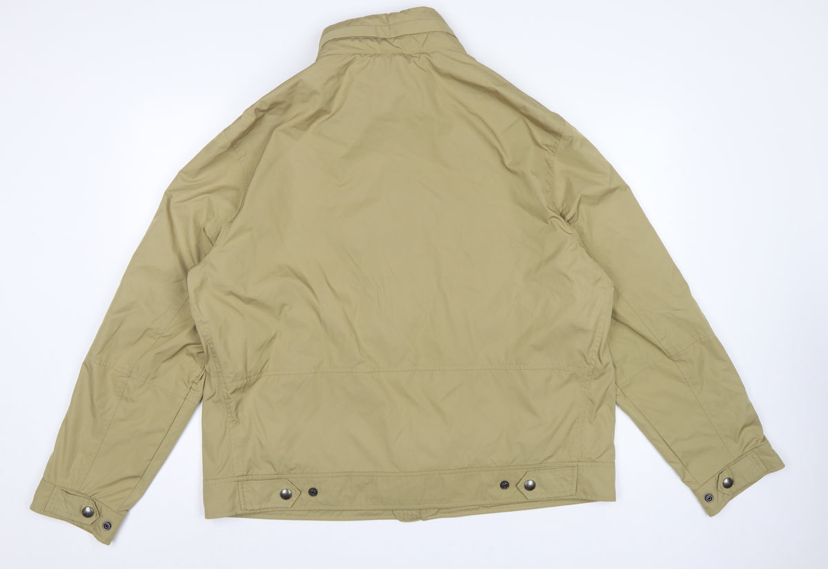 Polo Ralph Lauren Men's Beige XL Basic Full Zip Logo Jacket