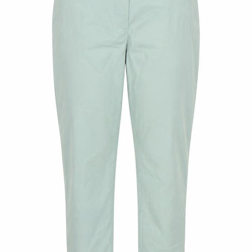 Marks & Spencer Women Green UK 8 High Rise Tapered Trousers