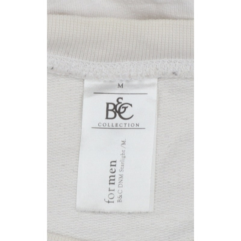 B&C Collection Men’s Ivory M Free Riders Graphic Crew Neck Sweatshirt
