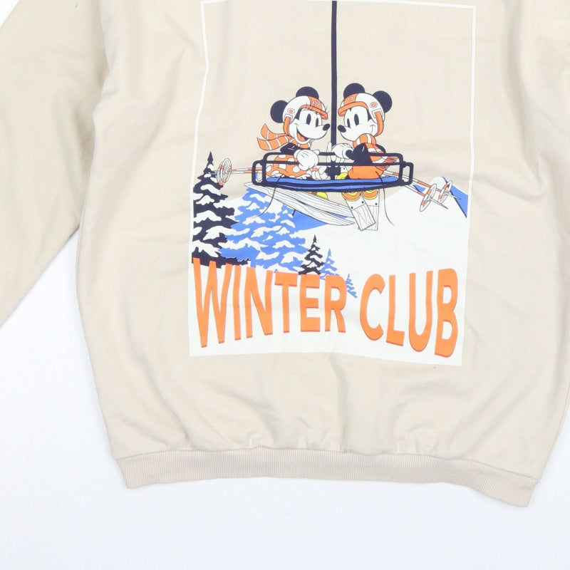 Additional view of George girls’ beige 13-14 years pullover mickey winter club sweatshirt