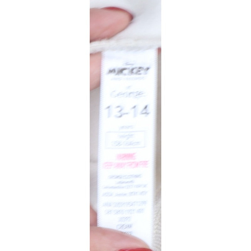 Additional view of George girls’ beige 13-14 years pullover mickey winter club sweatshirt