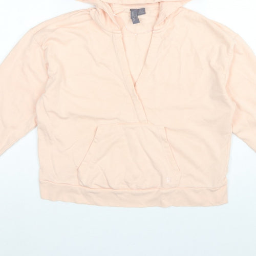 Sweaty Betty Women’s Pink UK 8 Pullover Hoodie Cotton Modal