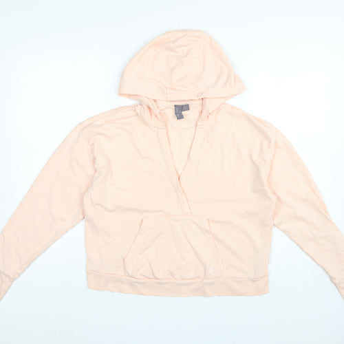 Sweaty Betty Women’s Pink UK 8 Pullover Hoodie Cotton Modal