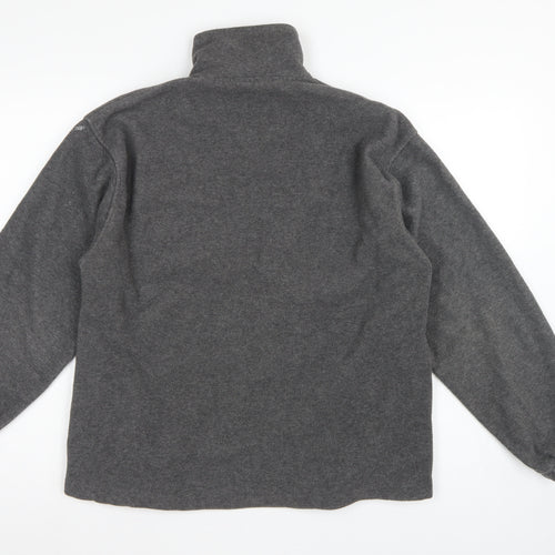 Manchester United Men’s Grey S Fleece Full Zip Football Jacket