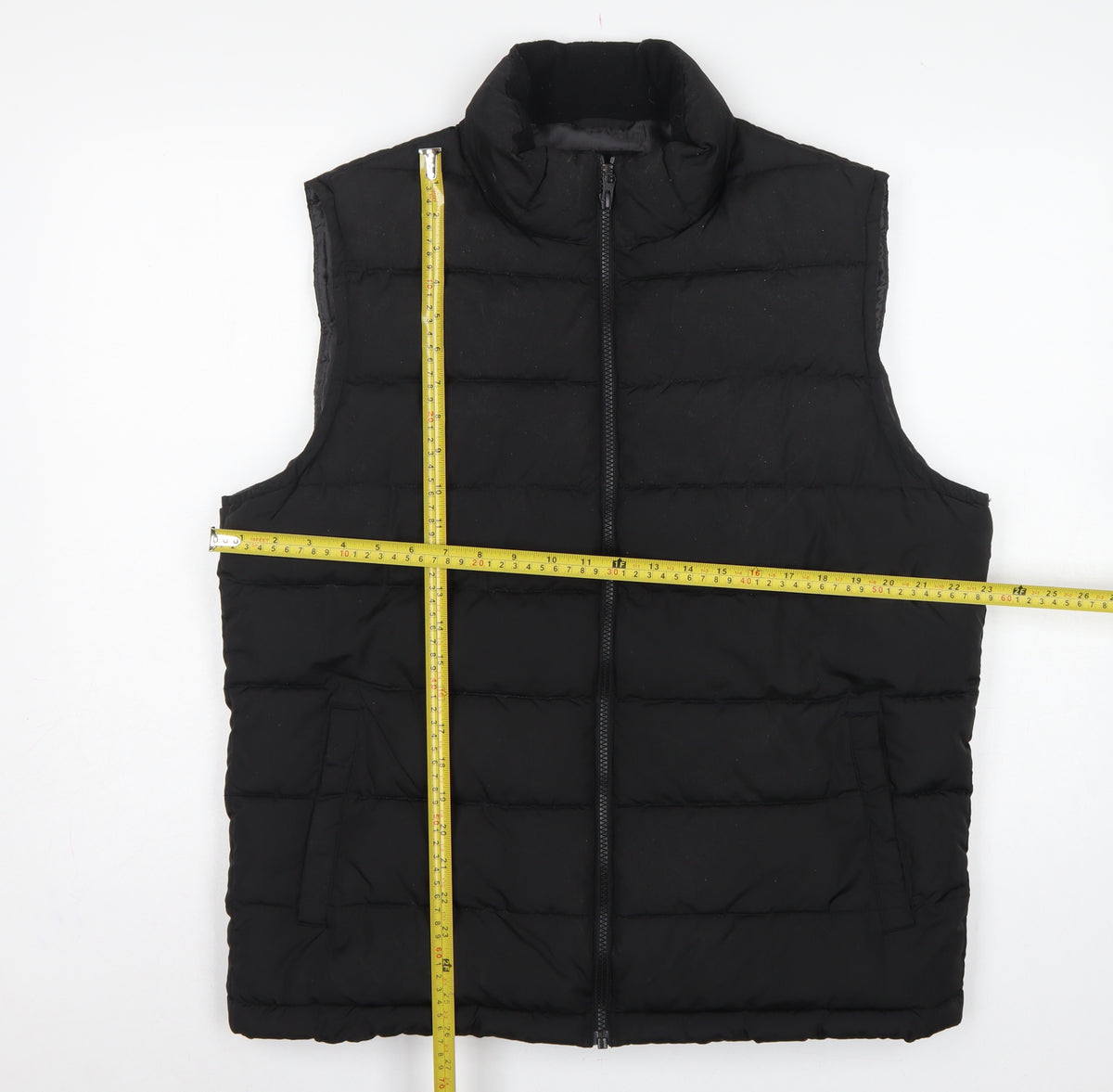 GAP Men’s Black L Quilted Padded Puffer Gilet Bodywarmer