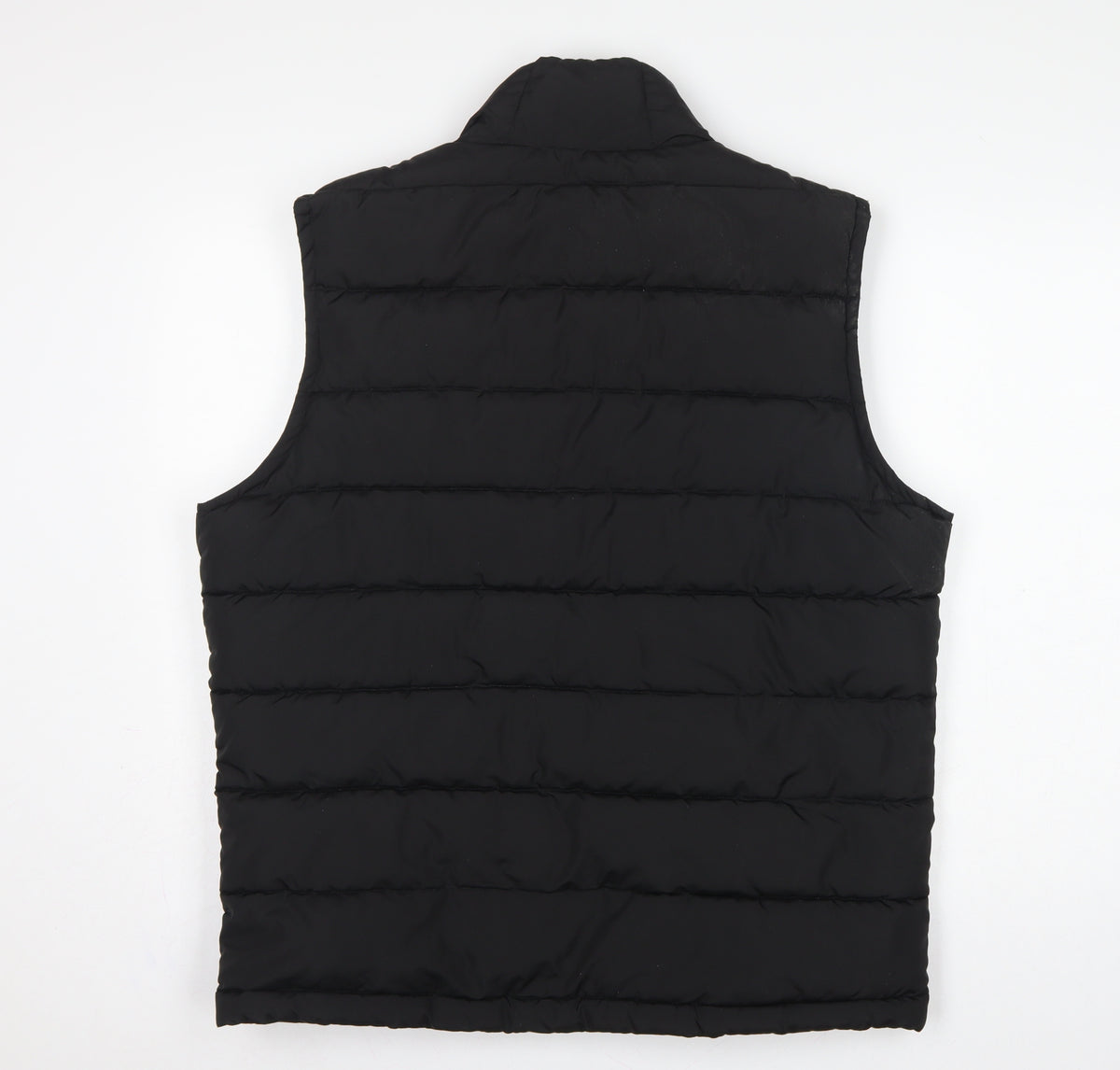 GAP Men’s Black L Quilted Padded Puffer Gilet Bodywarmer