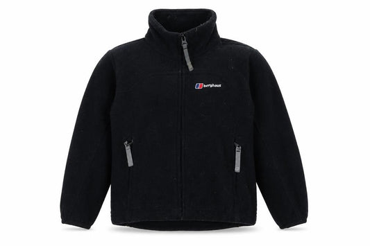 Berghaus Boys Black Fleece Jacket 5-6 Years Full Zip Outdoor