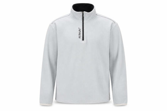 Atlas For Men Grey L 1/4 Zip Fleece Pullover Sweatshirt Outdoor