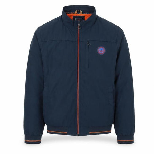 Greenfield Men’s Blue XL Bomber Jacket Full Zip Logo