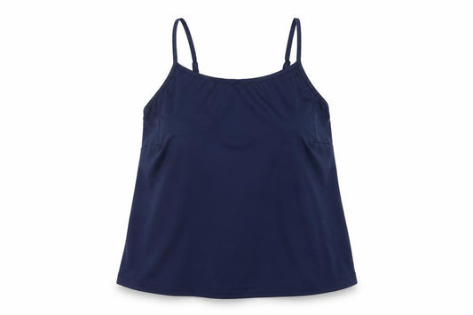 M&Co Women Blue Size 10 Petite Camisole Adjustable Strap Tank Top