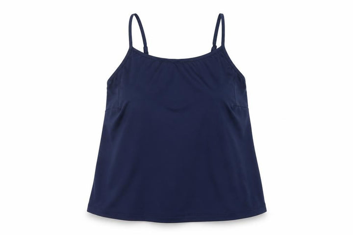 M&Co Women Blue Size 10 Petite Camisole Adjustable Strap Tank Top