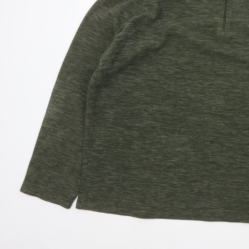 Mountain Warehouse Men’s Green M 1/4 Zip Fleece Sweatshirt