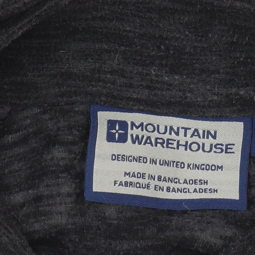 Mountain Warehouse Men’s Black M 1/4 Zip Fleece Sweatshirt Outdoor