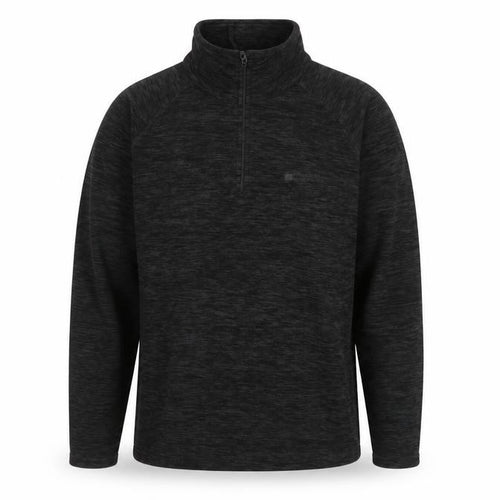 Mountain Warehouse Men’s Black M 1/4 Zip Fleece Sweatshirt Outdoor