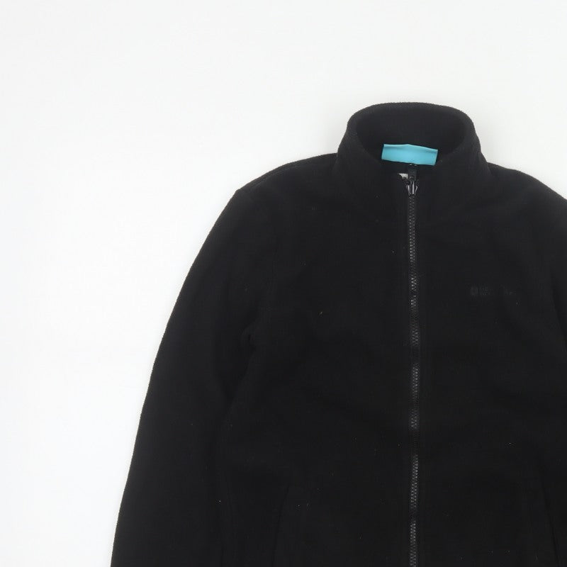 Mountain Warehouse Boys Black 11-12 Years Fleece Full Zip Jacket