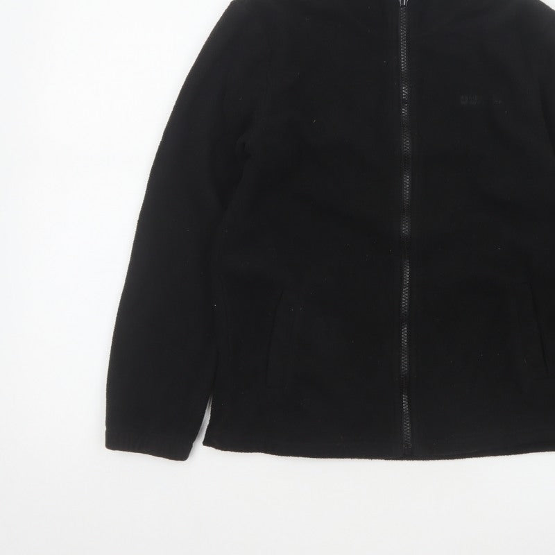 Mountain Warehouse Boys Black 11-12 Years Fleece Full Zip Jacket