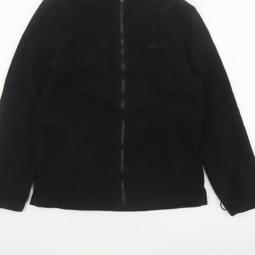 Mountain Warehouse Boys Black 11-12 Years Fleece Full Zip Jacket