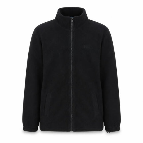 Mountain Warehouse Boys Black 11-12 Years Fleece Full Zip Jacket