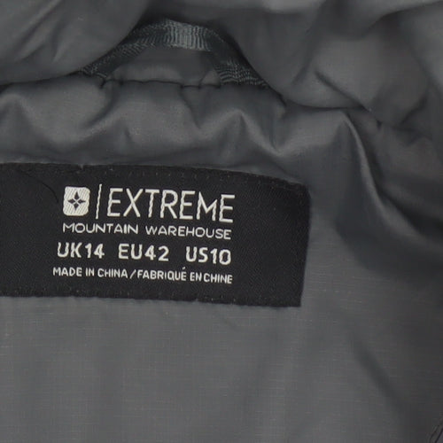 Mountain Warehouse Women Grey UK 14 Extreme Puffer Quilted Jacket